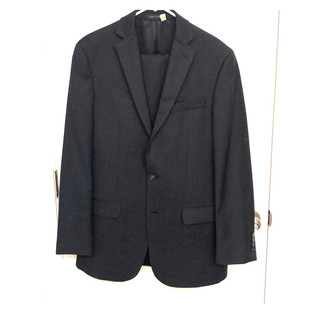 Charcoal Calvin Klein suit